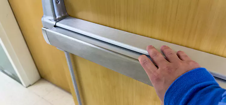 Installing a Push Bar on a Door Fountain Valley